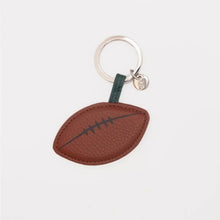 Load image into Gallery viewer, Rugby ball keyring
