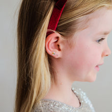 Load image into Gallery viewer, Santa stick on earrings
