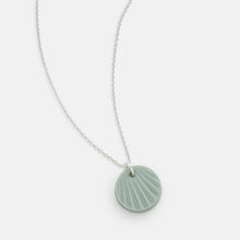 Load image into Gallery viewer, Porcelain scallop necklace - coral

