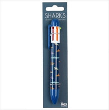 Load image into Gallery viewer, Sharks 6 colour pen

