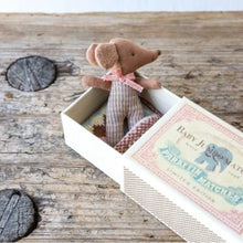 Load image into Gallery viewer, Baby mouse sleepy/wakey in box - rose
