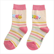 Load image into Gallery viewer, Caterpillar socks - navy
