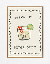 Load image into Gallery viewer, Make mine a spicy margarita (unframed)
