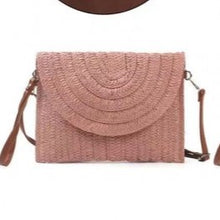 Load image into Gallery viewer, Straw clutch bags - various colours
