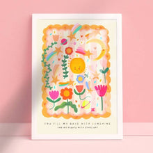 Load image into Gallery viewer, Sun &amp; stars print (unframed)
