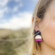 Load image into Gallery viewer, Sunset fringe earrings - various colours
