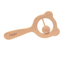 Load image into Gallery viewer, Wooden teether &amp; rattle set
