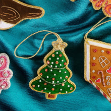 Load image into Gallery viewer, Gingerbread man (zari) Xmas dec
