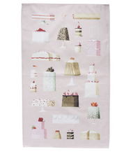 Load image into Gallery viewer, Cakes tea towel
