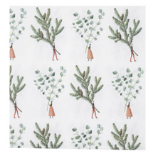 Load image into Gallery viewer, Christmas paper napkins - spruce &amp; eucalyptus
