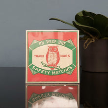 Load image into Gallery viewer, Oh wise one square match box
