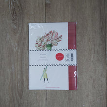 Load image into Gallery viewer, In bloom - pansy &amp; carnation - A5 notebook

