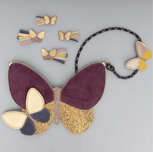 Load image into Gallery viewer, Autumn double butterfly bag
