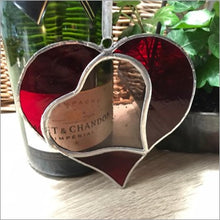 Load image into Gallery viewer, Handmade glass heart - The Ava - large
