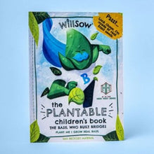 Load image into Gallery viewer, Plantable book - the basil who built bridges
