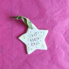 Load image into Gallery viewer, Number 1 teacher ceramic star
