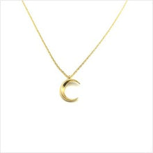 Load image into Gallery viewer, Celestial crescent moon necklace
