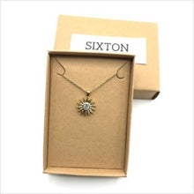 Load image into Gallery viewer, Celestial sun necklace
