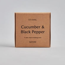 Load image into Gallery viewer, Cucumber &amp; black pepper scented tin candle
