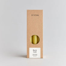 Load image into Gallery viewer, 8" burnt gold dinner candles  - boxed
