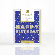 Load image into Gallery viewer, Happy birthday honeycomb choc bar
