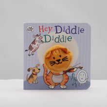 Load image into Gallery viewer, Hey diddle diddle finger puppet book
