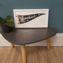 Load image into Gallery viewer, Homebird pennant yellow framed print
