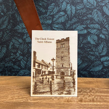 Load image into Gallery viewer, St Albans Clock Tower wooden postcard
