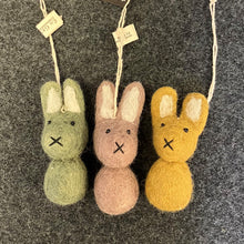 Load image into Gallery viewer, Ochre bunny with hanger - small
