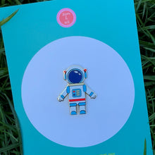 Load image into Gallery viewer, Astronaut enamel pin
