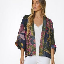 Load image into Gallery viewer, Kew magnolia - blue - scarf
