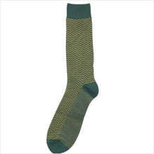Load image into Gallery viewer, Amalfi single pair socks - green
