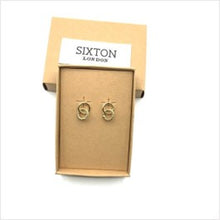 Load image into Gallery viewer, Nouveau link earrings
