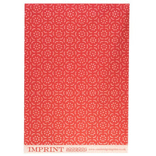 Load image into Gallery viewer, Patterned paper pear halves permanent rose
