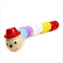 Load image into Gallery viewer, Wooden wiggly worm
