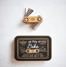 Load image into Gallery viewer, Pocket bicycle multi-tool wood

