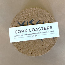 Load image into Gallery viewer, In a pretty grey swallow design, delicate and beautiful for any table.  Cork is sustainable, renewable and recyclable - practical too, water impermeable and easily wipe clean and insulating.
