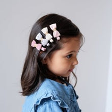 Load image into Gallery viewer, Tinkerbell velvet bow clips
