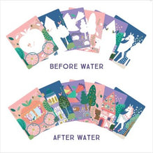 Load image into Gallery viewer, Magic colour changing water card, easel &amp; pen - fairy tale
