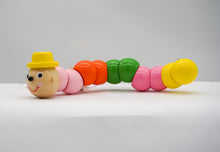 Load image into Gallery viewer, Wooden wiggly worm
