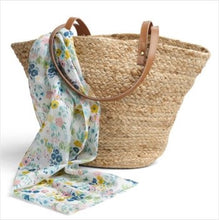 Load image into Gallery viewer, Drawstring woven basket
