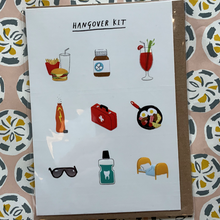 Load image into Gallery viewer, Hangover kit card
