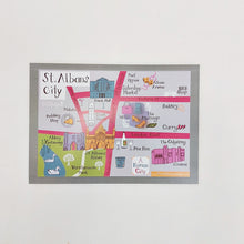 Load image into Gallery viewer, St Albans map print
