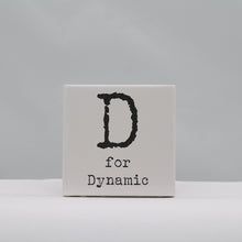 Load image into Gallery viewer, Alphabet ceramic coaster
