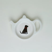 Load image into Gallery viewer, Teabag dish - chocolate labrador
