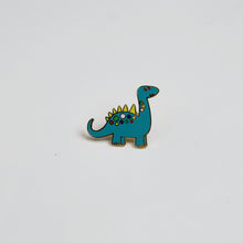 Load image into Gallery viewer, Dinosaur enamel pin
