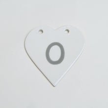 Load image into Gallery viewer, A-Z handmade ceramic heart - various colours
