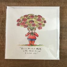 Load image into Gallery viewer, You are the best Mum boy card
