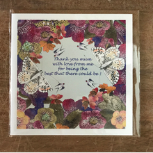 Load image into Gallery viewer, Thank you mum card
