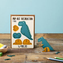 Load image into Gallery viewer, Pop out dino card
